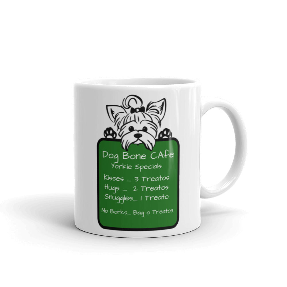 Cafecito White glossy mug